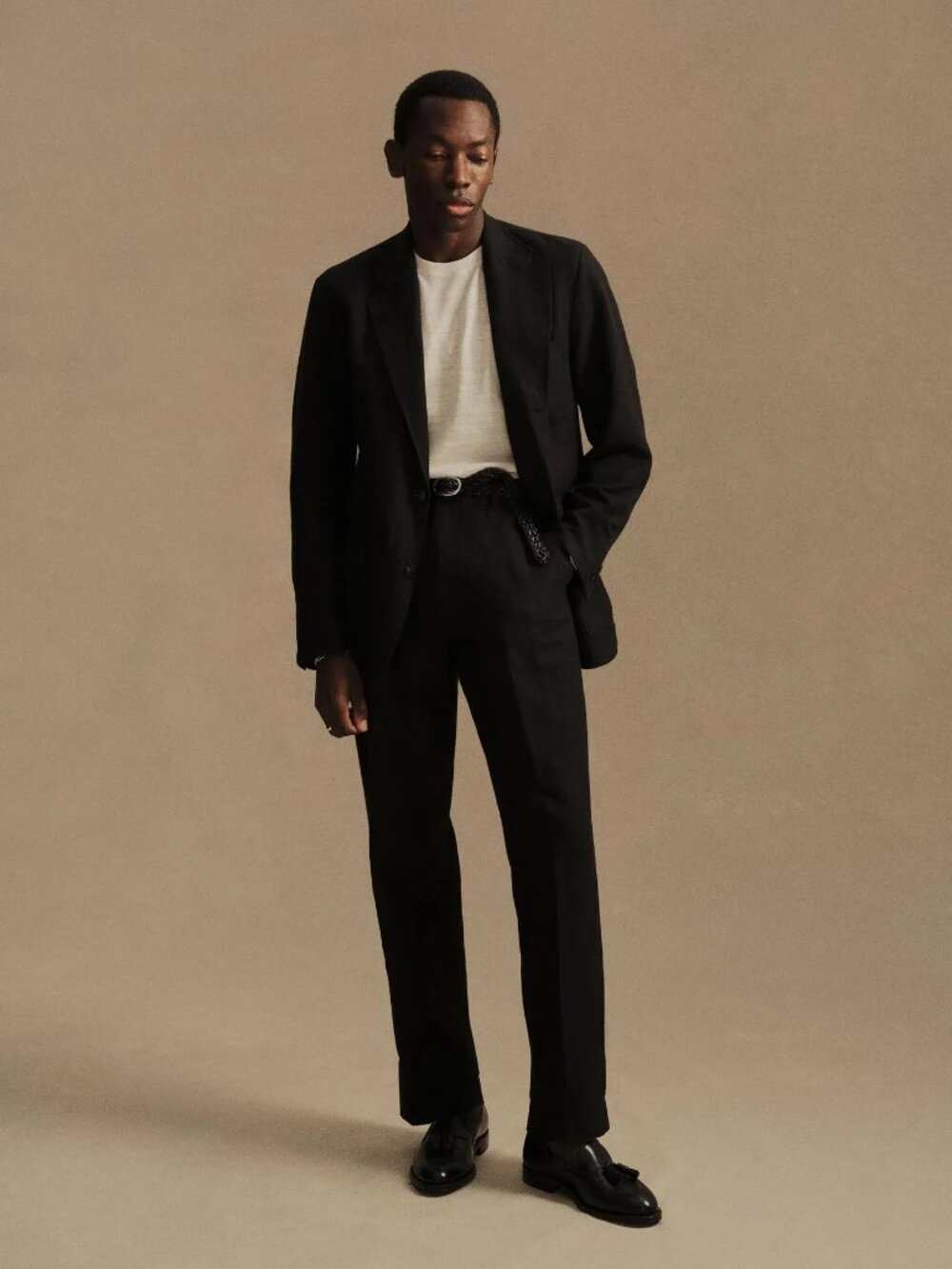 BUCK MASON | Twill Carry-On Jacket in Black (size Large)